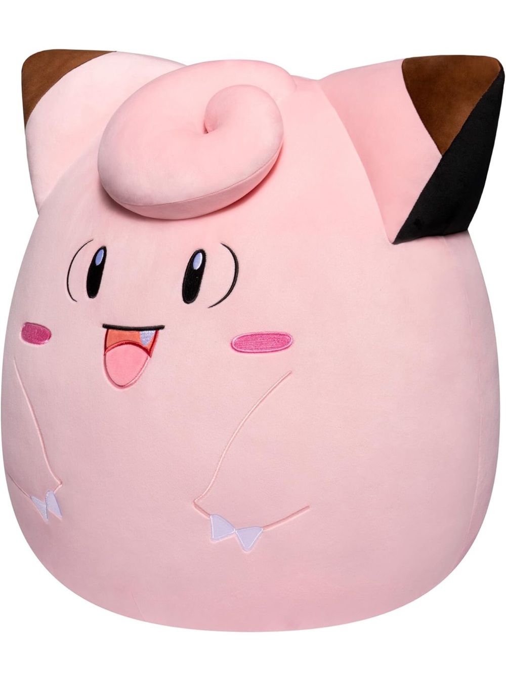 ๐ Pokรฉmon Clefairy Squishmallow Plush Jumbo Pink Kawaii Collectible Pillow